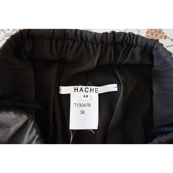 Hache Brown Strapless Blouson Dress sz IT 42 US 6 - Picture 3 of 3